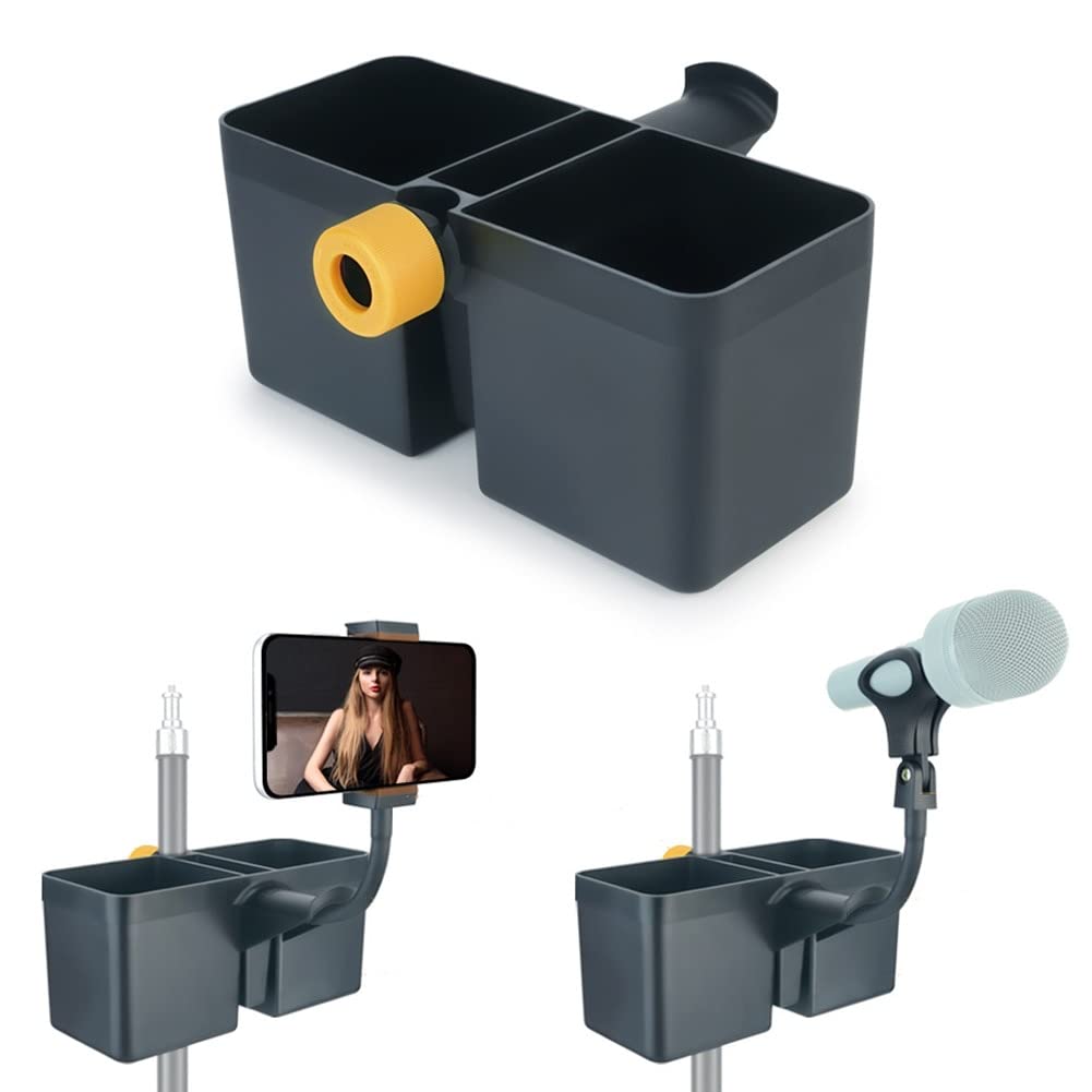 Amazon.co.jp: マイク スタンド トレイ ドリンク ホルダー、ヘッド